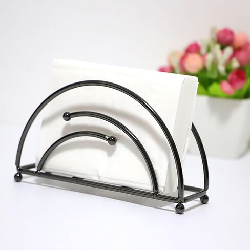 Napkin Holder for Paper Napkins Metal Black Nipkin Holder for Kitchen & Dinner Table… (Napkin holder02) in Kuwait