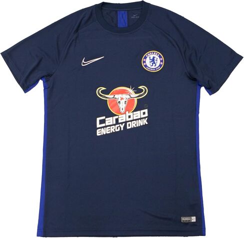 Nike Dri-FIT Chelsea FC Men's Short-Sleeve Soccer Top (US, Alpha, Medium, Regular, Regular, Obsidian/Metallic Silver) in Saudi Arabia