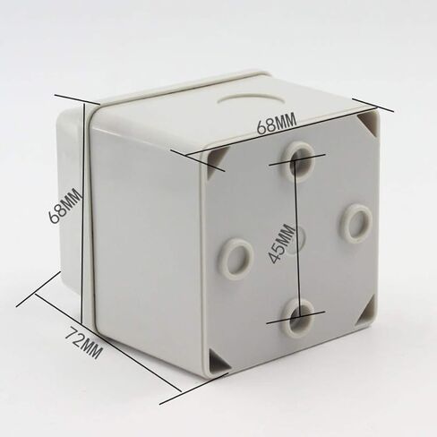 Generic Changeover Selector Switch Rotary Cam Switch Latching Switch with Installation Waterproof Box 220V 20A 3 Positions 8 Terminals LW26-202 Universal Rotary Cam Selector 1PCS in Saudi Arabia