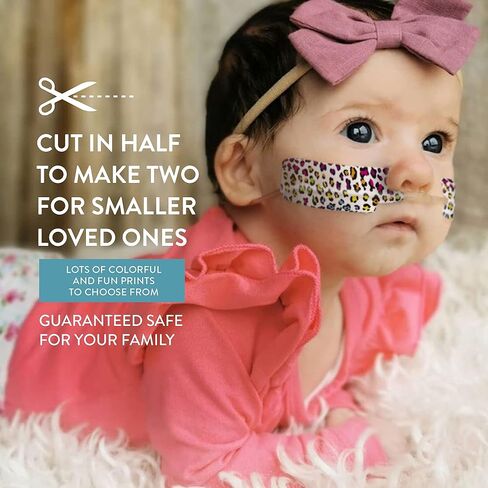 شريط أنفي معدي أو أنبوب أكسجين لاصق مسبق القطع Fluro Mix × 10 عبوات. (الجانب الأيسر) in Kuwait