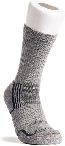Women's Merino Wool Hiker Crew Socks, Moisture-Wicking, Durable, Perfect for Hiking and Camping in Saudi Arabia