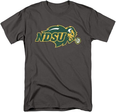 North Dakota State University Official Distressed Primary Stacked Unisex Adult T Shirt in Saudi Arabia