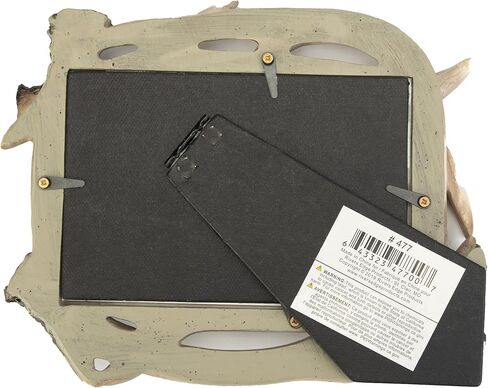 Rivers Edge Products 4x6 Picture Frame, Rustic Poly Resin Photo Frame for Hunting and Outdoors, Wall Hanging or Tabletop, Includes Glass Insert in Kuwait