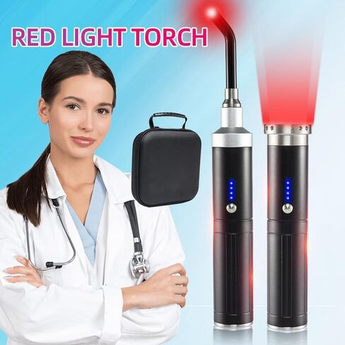 Red Light Therapy Device, Infrared Light Therapy for Lips Mouth Nose Ear Knee Feet Hands Joint Muscle Nerve Pain Relief with Removable Tip in Saudi Arabia