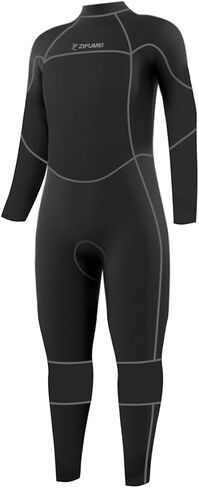 3mm Neoprene Women's Full Body Wetsuit - Diving Suits Front Zip Full Body Rash Guard for Scuba Diving Snorkeling Surfing Swimming in Saudi Arabia