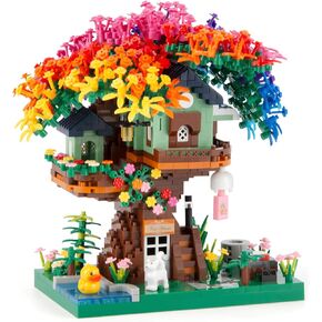 Cherry Blossom Bonsai Tree Building Set, Japanese Sakura Tree House Model Sets for Adults, 2028Pcs Mini Micro Bricks Collectible Creative Gift for Teens Girls 14+