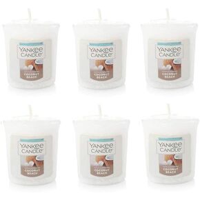 Yankee Candle Coconut Beach Votives (Pack of 6)
