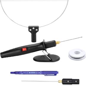 قاطع إسفنج 3 في 1، مجموعة أدوات قلم تقطيع كهربائي، جهد الإدخال 100-240 فولت قلم قطع إسفنجي لقطع الرغوة والحفر والتفصيل (3 في 1) in Kuwait