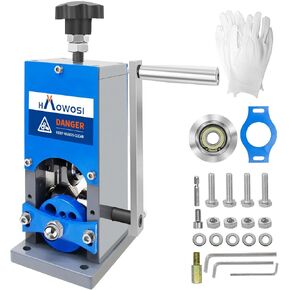 Drill-Powered & Manual Wire Stripper Machine 0.06"-1.57",Wire Stripping Machine 65 MN Spring Steel Blade,6 Channels Wire Stripper Tool,Copper Wire Stripper For Scrap Copper Recycling