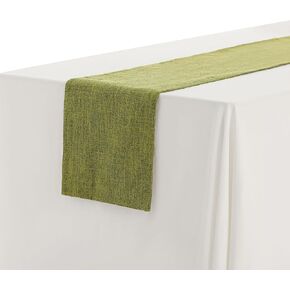 uxcell 1 Pack Farmhouse Table Runners, Rustic Woven Dining Table Banner, Suitable for Daily Home Decoration 12x63 Inch Yellow