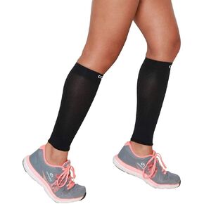 COPPER HEAL CALF Copper Compression SLEEVES (1 PAIR) For Exercise Sport Recovery - Calf Muscle Strains Shin Splints Leg