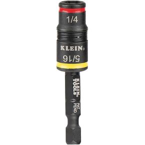 Klein Tools 32933 Impact Driver, 7-in-1 Impact Flip Socket Set, 6 Hex Driver Sizes, Plus Bit Holding Feature
