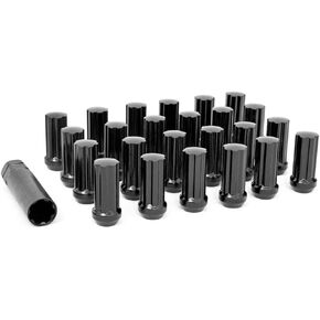 Rough Country Lug Nut Set 9/16 x 18 | Black | Qty 32-5631832BLK Wheel with Painted (0 x 0. inches /0 x, 0 inches Offset)