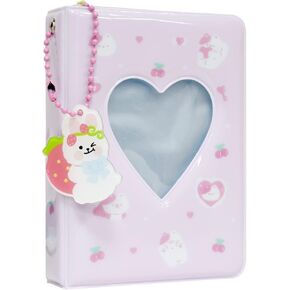 Photocard Binder 3 Inch Kpop Album Kpop Photocard Holder Book Mini Photo Album Kpop Album with Pendant for Collecting Picture, 40 Pockets (Brown) in Kuwait