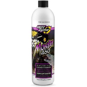 Fritz Aquatics 76032 FritzZyme Monster 460 Concentrated Biological Conditioner for Salt Water Aquariums, 32-Ounce