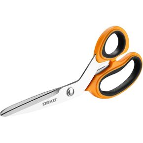 DEKOPRO 8.5 Inch Heavy Duty Scissors All Purpose - Thickened Abrasion Resistant Sharp Shears.