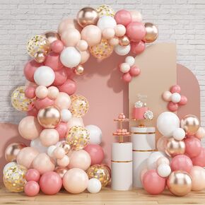 طقم بالونات باستيل 165 قطعة، طقم قوس بالونات لحفلات قوس قزح وحيد القرن، بالونات حلوى معكرون ملونة بأحجام مختلفة 18/12/10/5 بوصة لحفلات استقبال المولود الجديد وحفلات الزفاف وحفلات أعياد الميلاد in Kuwait