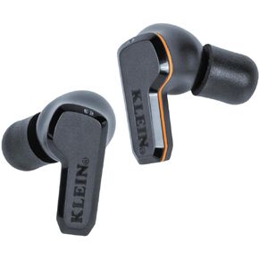 Klein Tools AESEB1S Smart Sense True Wireless Safety Earbuds with Bluetooth and Situational Awareness, 26dB Hearing Protection, 30-Hr Runtime
