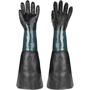 23.6" Blast Gloves for Abrasive Blasting Used on Sandblasting Sandblaster Sand Blast Cabinet