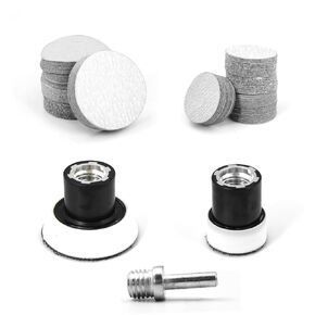 2" 3"Hook and Loop Backing Pad with 100PCS Sanding Discs - Angle Grinder Attachments for Wood Sanding, Polishing, and Buffing - Drill Backing Plate