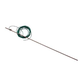 4'Ground Rod-with 15ft 12 AWG Ground Wire Tinned Copper UL Listed- for Electric Fences,Antennas,Satellite Dishes,Instruments,Generator Grounding Earthing