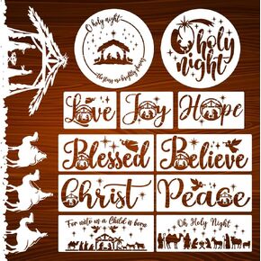 Fall Stencils Pumpkin Stencil Thanksgiving Stencil for Painting on Wood Autumn Thankful Stencils for Porch Wood Signs Door Canvas Fabric