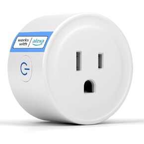 YNF Smart Plug, Simple Setup with One Voice Command, Works with Alexa Only, Remote Control with Timer Function, Bluetooth Mesh Outlet, Alexa Echo Required （4 Pack）
