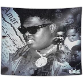 Fendaron BigXthaPlug Amar Album Cover Music-Themed Funny Wall Tapestry - Bedroom Decor Hanging, 40x60 inches