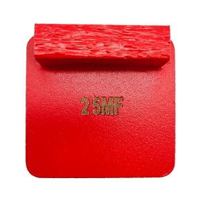 9 Pcs Pro REDICLOCK Diamond Grinding Shoes Medium Bond for Medium Floor (Grit Optional), for Husqvarna Floor Grinding Machine Red RL3 Rl3