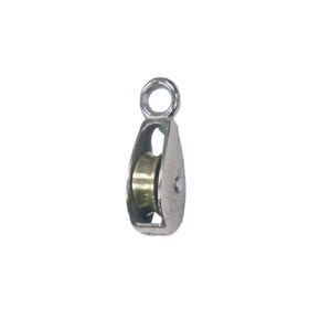 Rope and Cord Single Pack Rigid Eye Wheel Pulley – 1/2 Inch