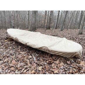 Nature Proof 14' 15' Canoe/Kayak Cover for Outdoor Storage, fits 14' to 15' to 15'6" Canoes and Kayaks