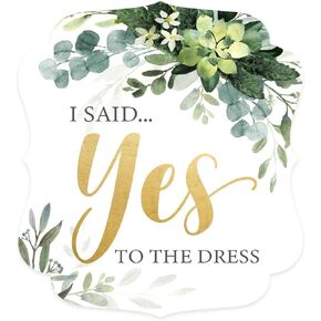 I Said Yes to The Dress Sign /10" x 12" Wedding Shop Sign