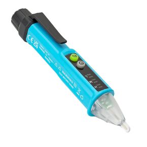 ALLOSUN Non-Contact AC Voltage Detector, Electrical Circuit Outlet Tester, Dual Sensitivity Range,12V-1000V/48V-1000V,LCD Display,Live Wire Testers Buzzer Alarm Illuminated,Wire Breakpoint Finder