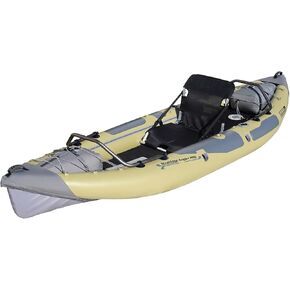 Advanced Elements Straitedge Angler Pro Inflatable Kayak - Fishing Kayak with Carry Bag and Pump- 10' 6" - 42 lbs - Khaki