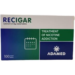 Recigar 100 Tablets, Stop Smoking