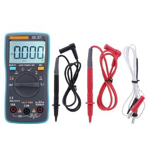ZT102 Digital Multimeter, 6000 Counts Voltage Tester AC DC Voltmeter Diode Current Capacitance Tester with Large LCD Backlit Displayfor Laboratories