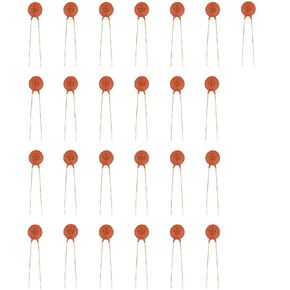 25pcs 100nF 0.1uF 104 50V +-20% M Low Voltage DIP Ceramic Disc Capacitors