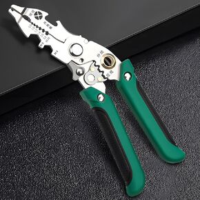 Wire Stripper, Multi-Function Wire Strippers, Wire Stripper Tool, Wire Crimping Tool, Wire Cutter Electrical, Wire Crimper Tool, Wire Strippers Electrical, Cable Stripper, Needle Nose Pliers Hand Tool
