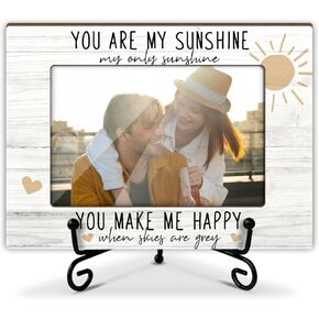 Friends Picture Frame, Wooden Photo Frame with Stand, Friendship Gifts Birthday Gifts for Women Men Friend Bestie Sister, Home Office Desk Decor Photo Frame Tabletop Display -xk18