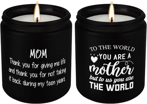 Pack of 2 Lavender & Lilac Blossom Odor Elimination Scented Candles Gift Set for Women, Soy Wax Aromatherapy Candles for Home in Saudi Arabia