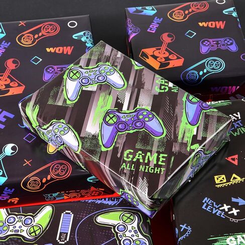 ورق تغليف يونيكورن من Sikiweiter - ورق تغليف يونيكورن لعيد الميلاد، 8 ورقات ورق تغليف الأميرة، 19.7 × 27.6 بوصة لكل ورقة in Kuwait