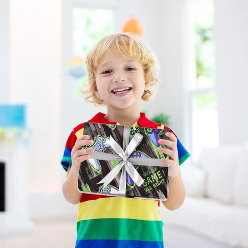 ورق تغليف يونيكورن من Sikiweiter - ورق تغليف يونيكورن لعيد الميلاد، 8 ورقات ورق تغليف الأميرة، 19.7 × 27.6 بوصة لكل ورقة in Kuwait