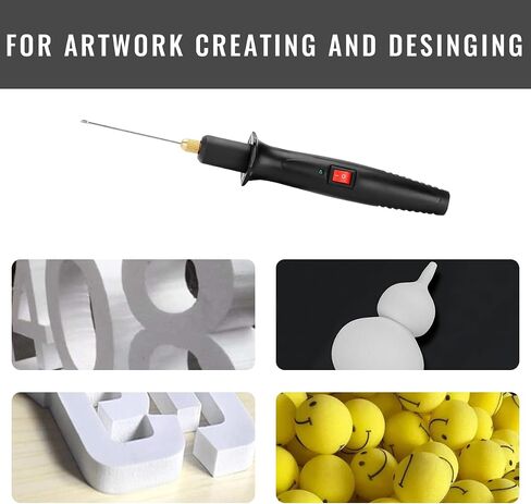 3 in 1 Foam Cutter, Electric Cutter Pen Tool Set, Input Voltage 100-240V Foam Cutting Pen for Foam Cutting, Drilling, Detailing (3in1) in Saudi Arabia