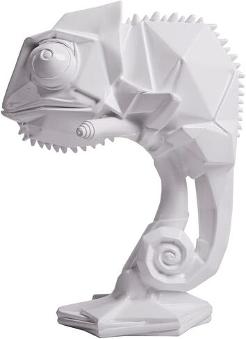 Modern Sculpture Decor Animal Figurine Lizard Statue Home Gifts Table Centerpiece Crafts Polyresin Arts Green 9.0 inch in Saudi Arabia