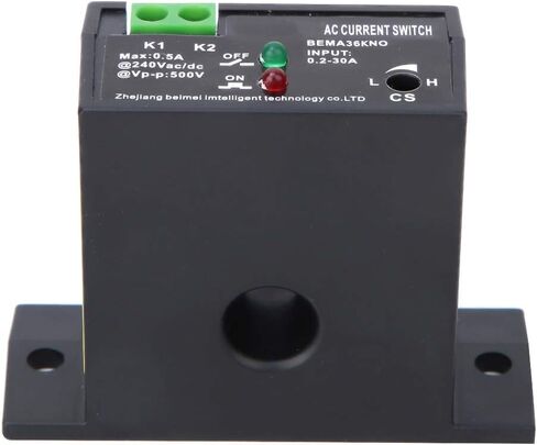 AC Current Sensing Switch Flameproof Adjustable 0.2~30A IP30 Self-Powered Sensing Switch(Normally Open) in Saudi Arabia
