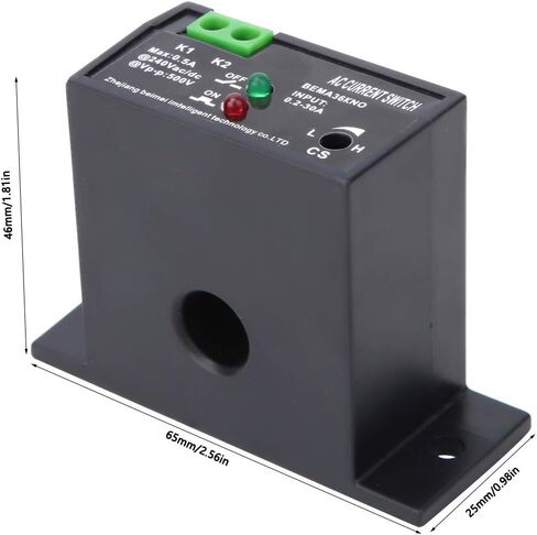 AC Current Sensing Switch Flameproof Adjustable 0.2~30A IP30 Self-Powered Sensing Switch(Normally Open) in Saudi Arabia
