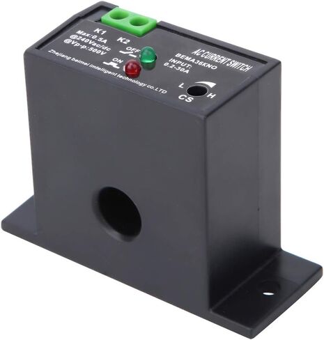 AC Current Sensing Switch Flameproof Adjustable 0.2~30A IP30 Self-Powered Sensing Switch(Normally Open) in Saudi Arabia