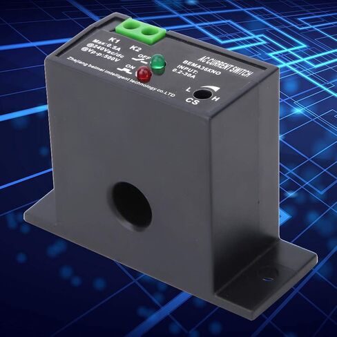 AC Current Sensing Switch Flameproof Adjustable 0.2~30A IP30 Self-Powered Sensing Switch(Normally Open) in Saudi Arabia