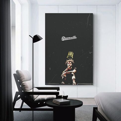 MEETJE J.Cole ‘Dreamville’ Album Cover Canvas Poster Print Music Posters for Room Aesthetic Gift 12x18inch(30x45cm) in Saudi Arabia