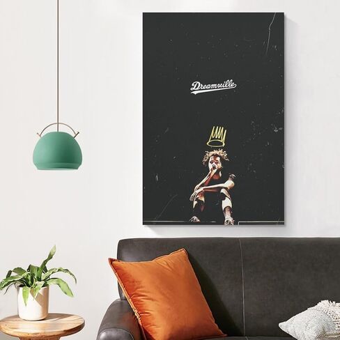 MEETJE J.Cole ‘Dreamville’ Album Cover Canvas Poster Print Music Posters for Room Aesthetic Gift 12x18inch(30x45cm) in Saudi Arabia